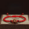 Peachwood Chinese Zodiac Bracelet — Red String Good Luck Charm for Your Sign - RatBuddha Tibet