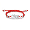 Pixiu Bracelet - Feng Shui Wealth Bracelet with Red & Black Cord for Luck & Prosperity - Buddha Tibet xd000471
