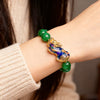 Pixiu Bracelet - Green Jade Color Changing Pixiu - Buddha Tibet xd00030