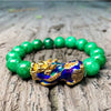 Pixiu Bracelet - Green Jade Color Changing Pixiu - Buddha Tibet xd00030