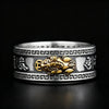 Pixiu Ring - Feng Shui Mantra Wealth Protection Ring - Buddha Tibet xd0000701