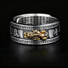 Pixiu Ring - Feng Shui Mantra Wealth Protection Ring - Buddha Tibet xd0000701