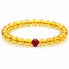 Putuo Mountain Citrine Luck Bracelet — Natural Crystal With Jade & Cinnabar Bead Options Buddha Tibet