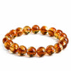 Pyramid-Cut Citrine Bead Strand — Faceted Brazilian Yellow Crystal, 3 Depths of Color Buddha Tibet