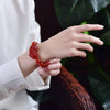 Red Agate Pixiu Bracelet — Feng Shui Wealth Keeper & Fortune Protector - Buddha Tibet xd00104