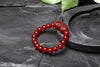 Red Agate Pixiu Bracelet — Feng Shui Wealth Keeper & Fortune Protector - Buddha Tibet xd00104