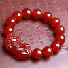 Red Agate Pixiu Bracelet — Feng Shui Wealth Keeper & Fortune Protector - Buddha Tibet xd00104