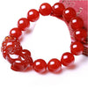 Red Agate Pixiu Bracelet — Feng Shui Wealth Keeper & Fortune Protector - Buddha Tibet xd00104