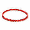 Red Agate Plain Bead Bracelet — The Clean Red Circle, Nothing Added Buddha Tibet