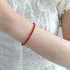 Red Agate Plain Bead Bracelet — The Clean Red Circle, Nothing Added - 8mm Plain Beads14cmBuddha Tibet