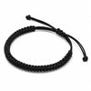 Red Rope Lucky Bracelet — Handwoven Flat Knot & Vajra Knot Cord for Luck & Protection - Black — Vajra KnotBuddha Tibet