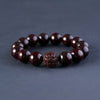 Red Sandalwood Meditation Bracelet with Pixiu Bead — Peace and Focus - Buddha Tibet xd00092
