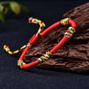 Red String Bracelet - Tibetan Five-Colored Vajra Knots - Buddha Tibet xd00031