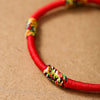 Red String Bracelet - Tibetan Five-Colored Vajra Knots - Buddha Tibet xd00031