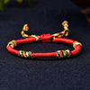 Red String Bracelet - Tibetan Five-Colored Vajra Knots - Buddha Tibet xd00031