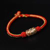 Red String Bracelet - Tibetan Mantra Bracelet for Luck - Buddha Tibet xd00010