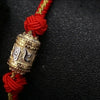 Red String Bracelet - Tibetan Mantra Bracelet for Luck - Buddha Tibet xd00010