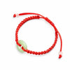 Red String Peace Buckle Bracelet — Hand-Braided Everyday Protection Buddha Tibet