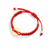 Red String Peace Buckle Bracelet — Hand-Braided Everyday Protection Buddha Tibet