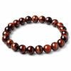 Red Tiger Eye Single-Strand Bracelet — Natural Collector-Grade Beads, 5 Sizes - 6mmBuddha Tibet