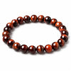 Red Tiger Eye Single-Strand Bracelet — Natural Collector-Grade Beads, 5 Sizes - 8mmBuddha Tibet