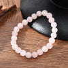 Rose Quartz Bracelet - Love, Emotion Healing - Buddha Tibet xd00020