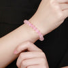 Rose Quartz Bracelet - Love, Emotion Healing - Buddha Tibet xd00020