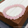Rose Quartz Bracelet - Love, Emotion Healing - Buddha Tibet xd00020
