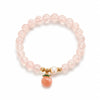 Rose Quartz Charm Bracelet — Four Intentions, One Stone - PeachBuddha Tibet