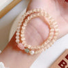 Rose Quartz Charm Bracelet — Four Intentions, One Stone Buddha Tibet