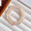 Rose Quartz Charm Bracelet — Four Intentions, One Stone Buddha Tibet