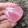 Rose Quartz Heart - Crystal of Love & Emotional Healing - Buddha Tibet xd00094