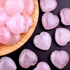 Rose Quartz Heart - Crystal of Love & Emotional Healing - Buddha Tibet xd00094