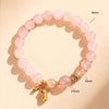 Rose Quartz Pixiu Bracelet — Feng Shui Wealth Attractor Buddha Tibet