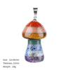 Seven-Chakra Crystal Pendant — Multi-Stone DIY Charm for Necklaces - 36mm MushroomBuddha Tibet