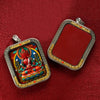 Thangka Pendant - Tibet Amitabha Buddha Hand-Painted Pendant - Buddha Tibet xd00003