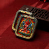 Thangka Pendant - Tibet Amitabha Buddha Hand-Painted Pendant - Buddha Tibet xd00003