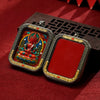 Thangka Pendant - Tibet Amitabha Buddha Hand-Painted Pendant - Buddha Tibet xd00003