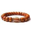 Tibetan Bracelet - Natural Yak Bone Protection Beads - Buddha Tibet xd00090