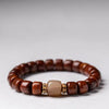 Tibetan Bracelet - Natural Yak Bone Protection Beads - Buddha Tibet xd00090