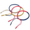 Tibetan Bracelet Set - Vajra Knot Trio for Protection & Blessings - Buddha Tibet xd00043