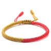 Tibetan Bracelet Set - Vajra Knot Trio for Protection & Blessings - Buddha Tibet xd00043