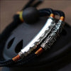 Tibetan Bracelet - Sterling Silver Six-Syllable Mantra - Buddha Tibet xd00040