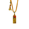 Tibetan Hand-Painted Thangka Pendant — Titanium Steel Frame with Chain, 14 Designs Buddha Tibet