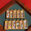 Tibetan Hand-Painted Thangka Pendant — Titanium Steel Frame with Chain, 14 Designs Buddha Tibet