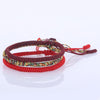 Tibetan Knot Bracelet Set - Handwoven Red Rope for Protection & Luck - Buddha Tibet xd00042