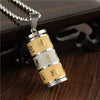 Tibetan Prayer Wheel Necklace — Spinning Mantras - Buddha Tibet xd00098
