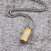 Tibetan Prayer Wheel Necklace — Spinning Mantras - Buddha Tibet xd00098