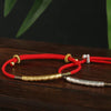 Tibetan Red String Bracelet - Buddhist Mantras Lucky Bracelet - Buddha Tibet xd0000101
