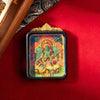 Tibetan Tsa-Tsa Thangka Pendant — Hand-Painted Deity Box Necklace Buddha Tibet